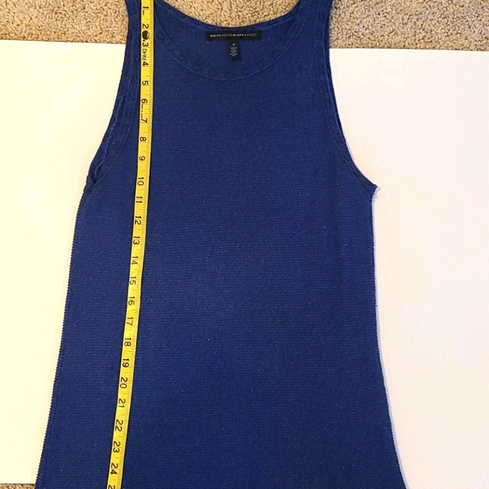 Black house white market dressy tank